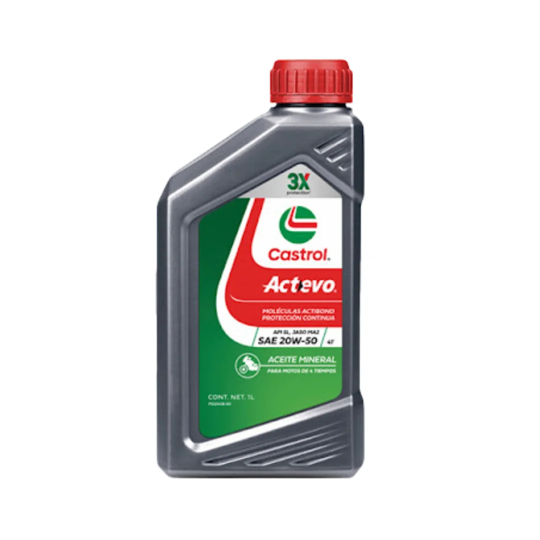 ACEITE CASTROL ACTEVO 4T 20W50