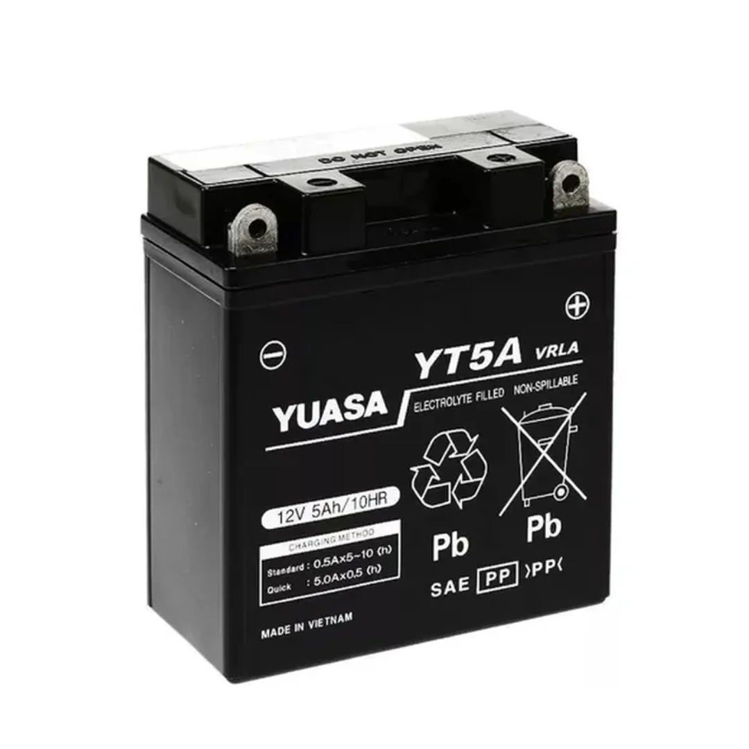 BATERÍA YUASA GEL PARA MOTOS 110 12N5-3B/YT5A-BS